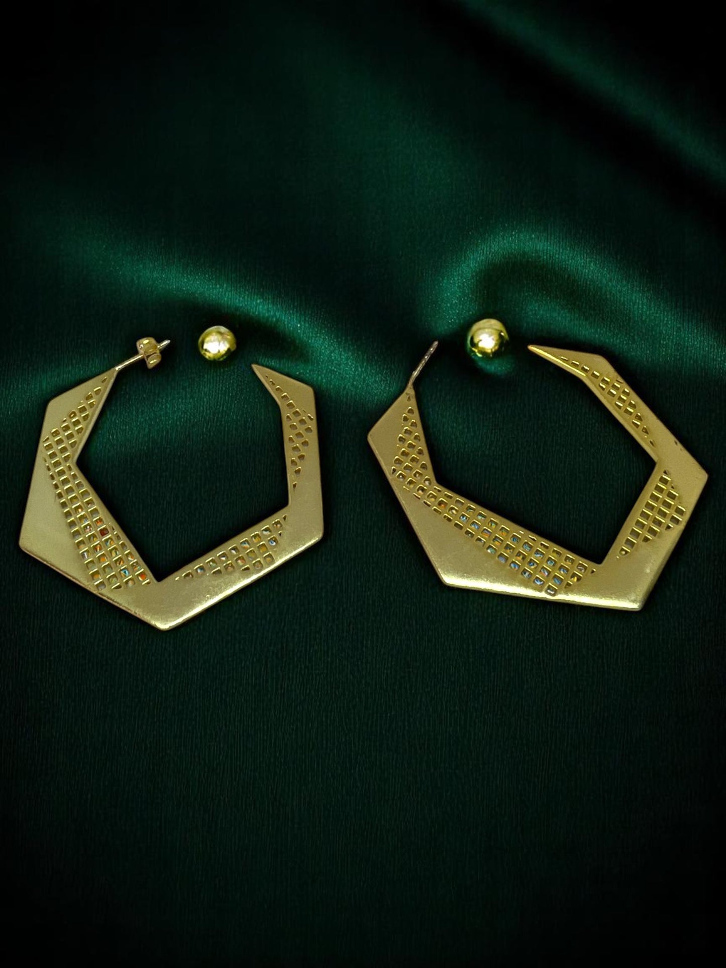 Statement Golden Earrings