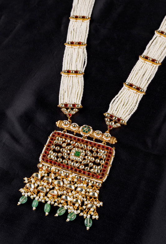 Jharokha Moti Necklace Set