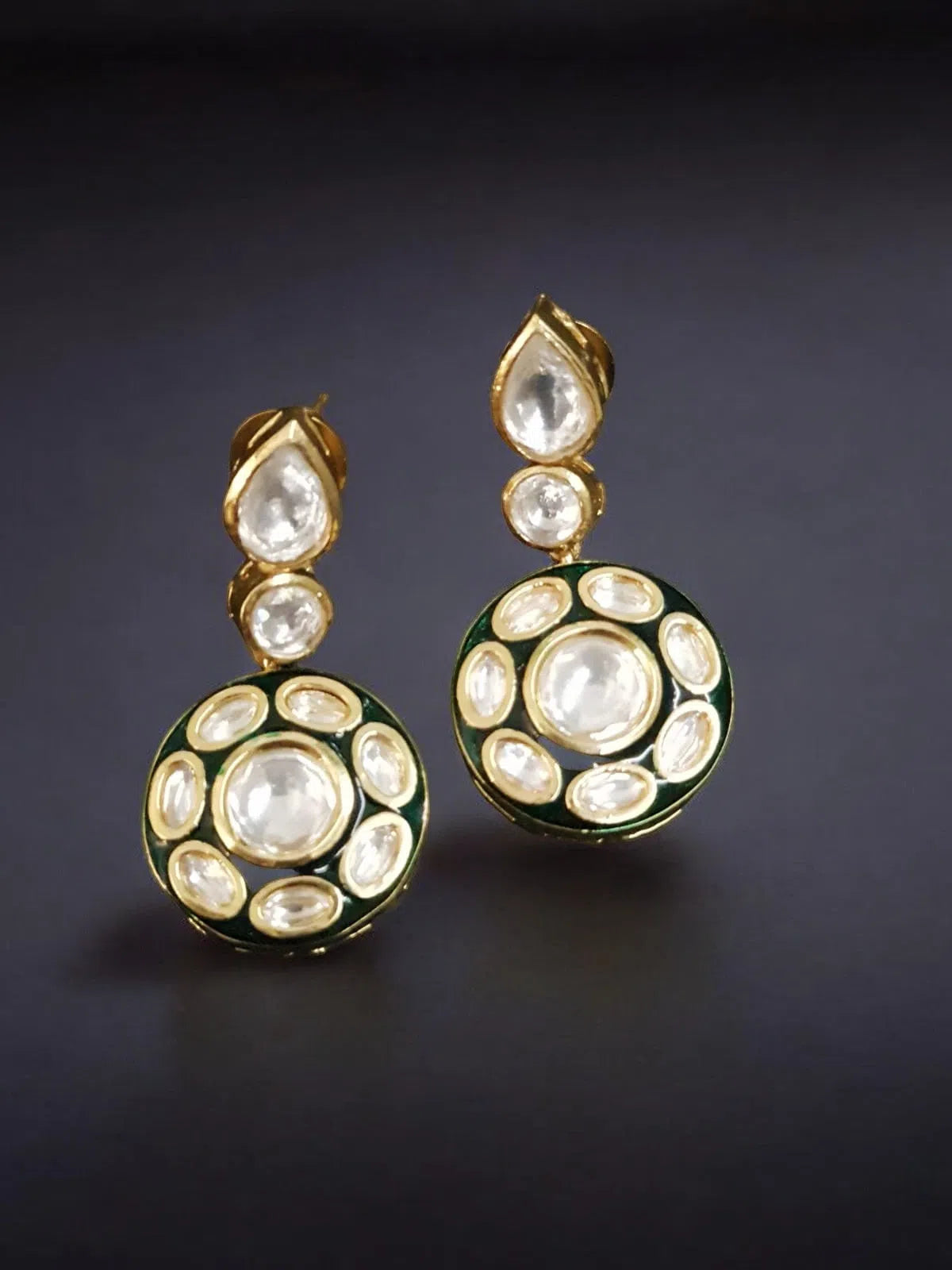 Meenakari Earrings Vogue