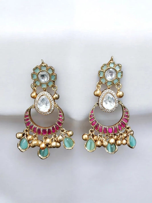 Meenakari Danglers Vogue