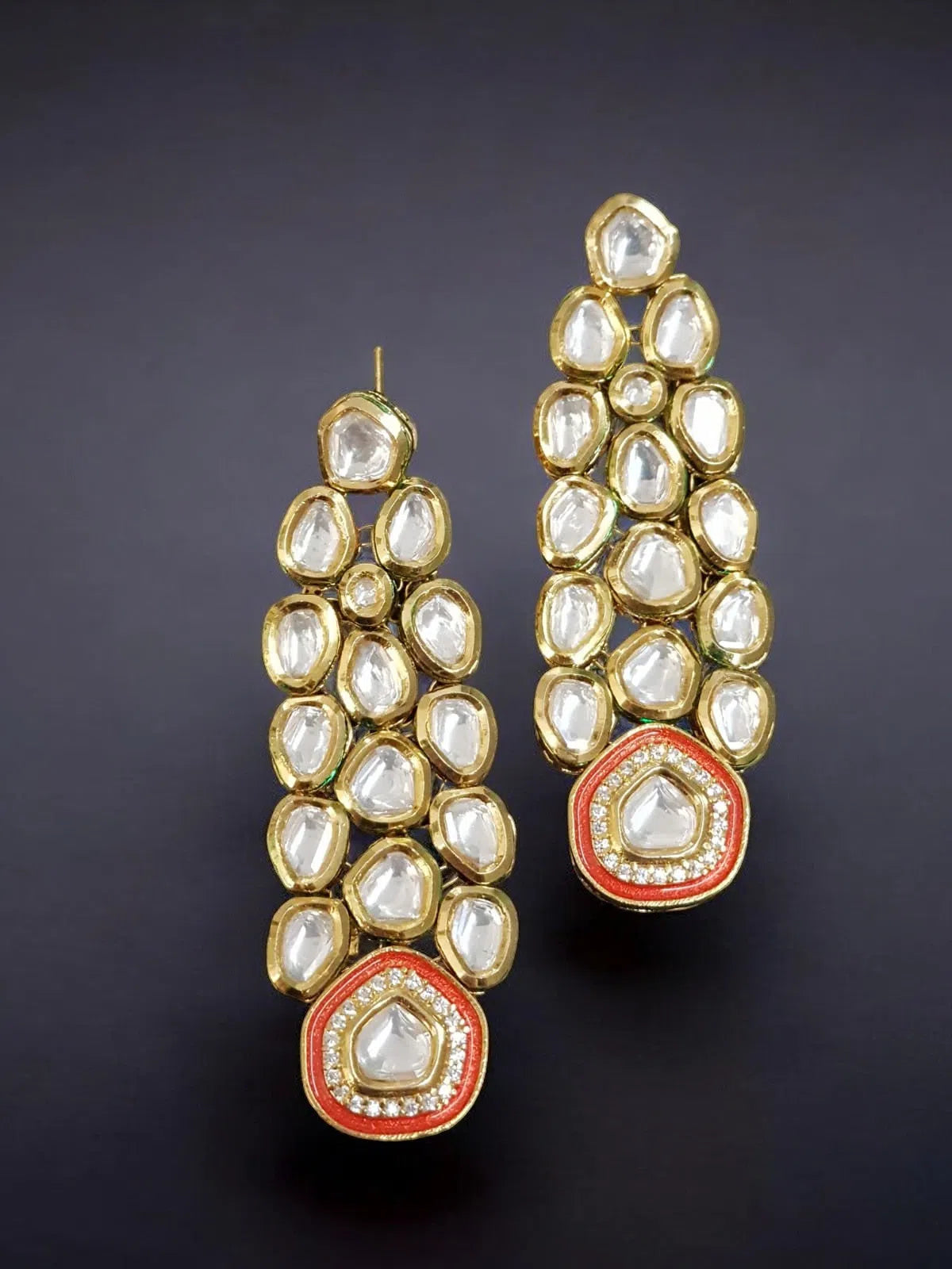 Classic Kundan Danglers Vogue