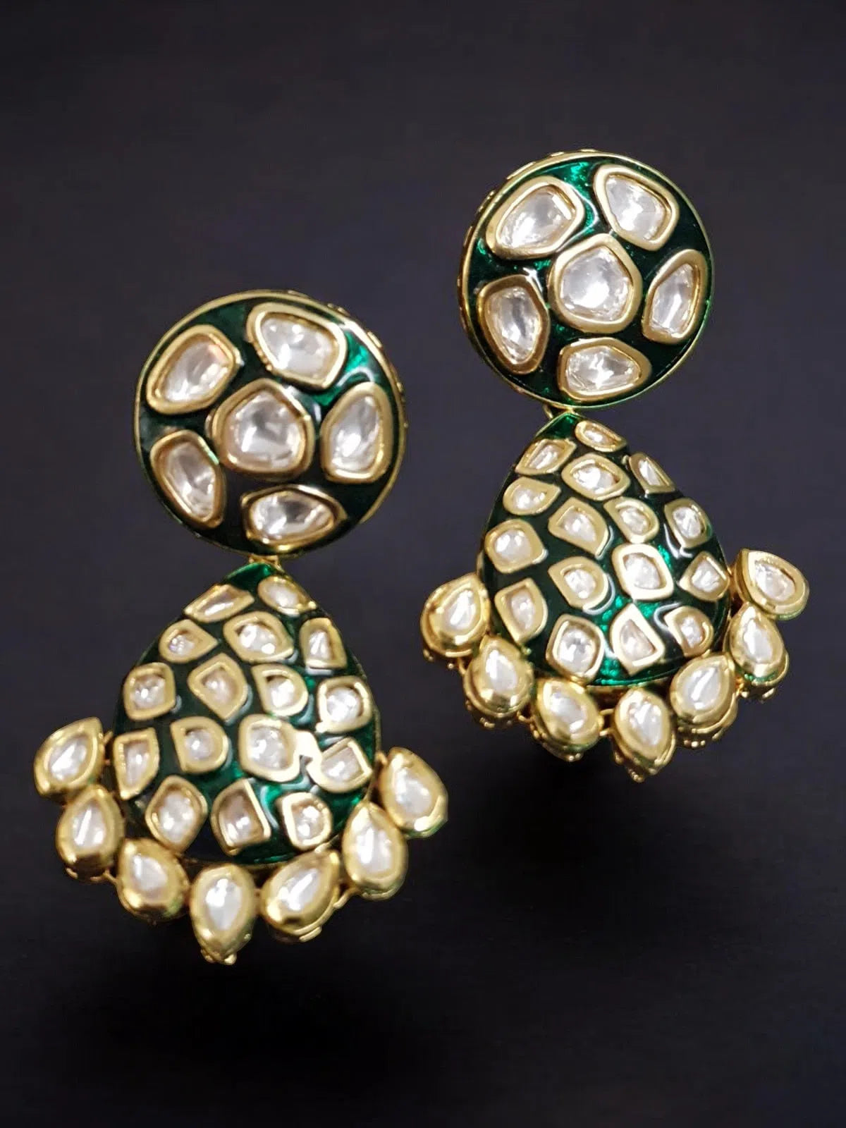 Meenakari Jhumkas Vogue