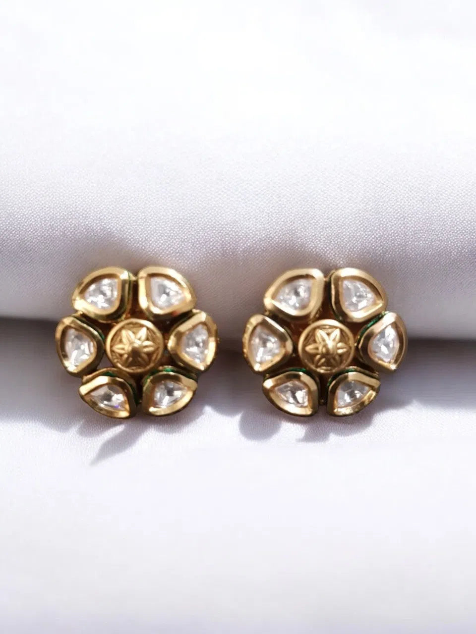 Kundan Handcrafted Studs Vogue