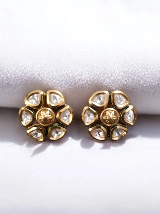 Kundan Handcrafted Studs Vogue