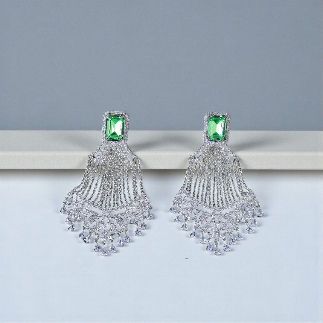 Emerald Symphony Danglers