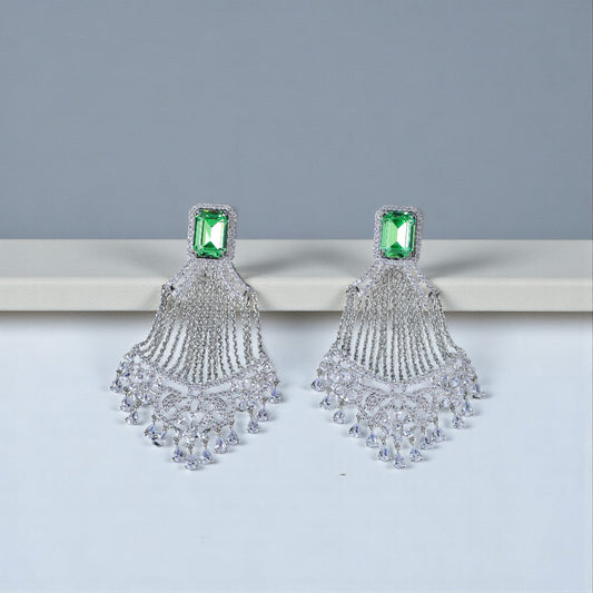 Emerald Symphony Danglers