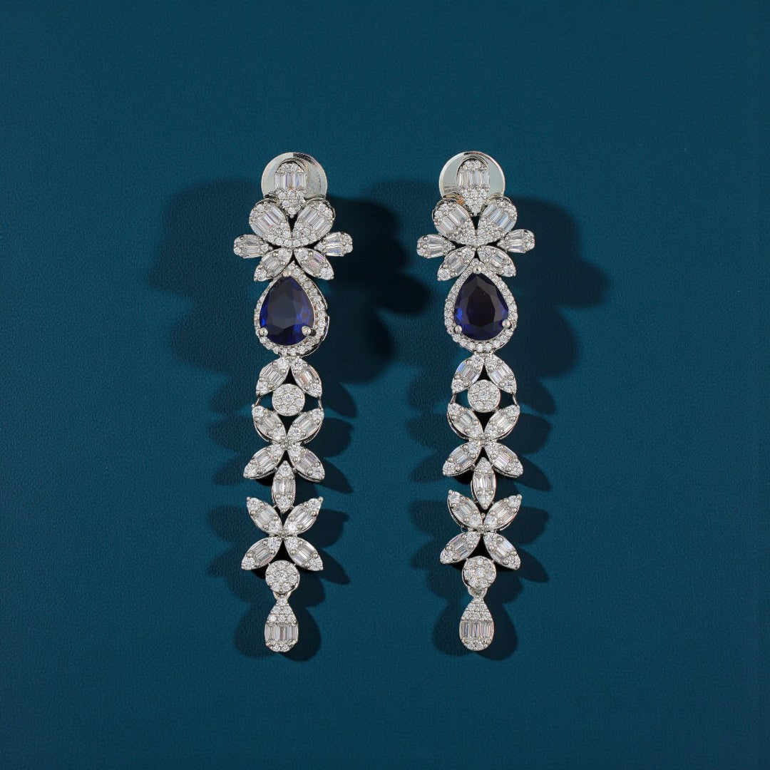 Floral Azure Necklace Set