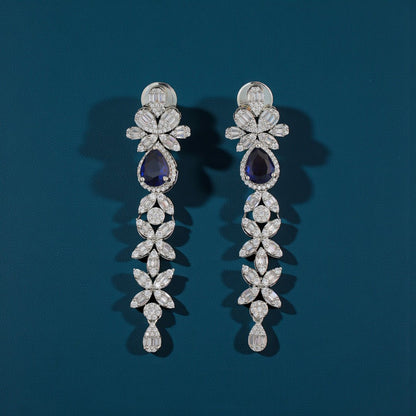 Floral Azure Necklace Set