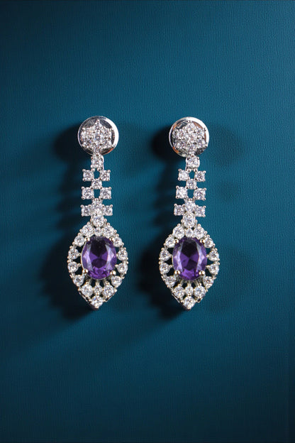 Violet Sparkle Necklace Set