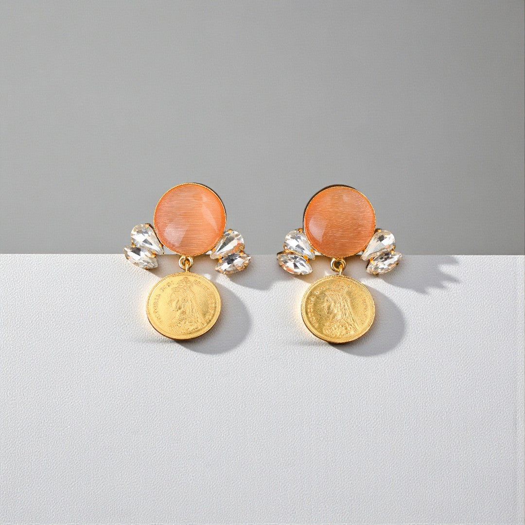 Empress Coin Studs