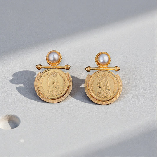Vintage Coin Studs