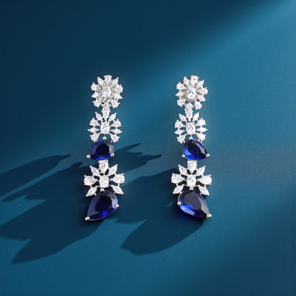 Sapphire Petal Drops