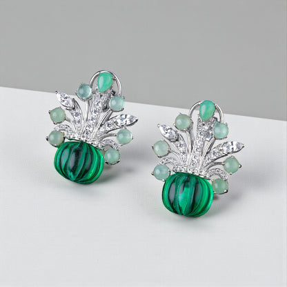 Pure Silver Bloom Earrings