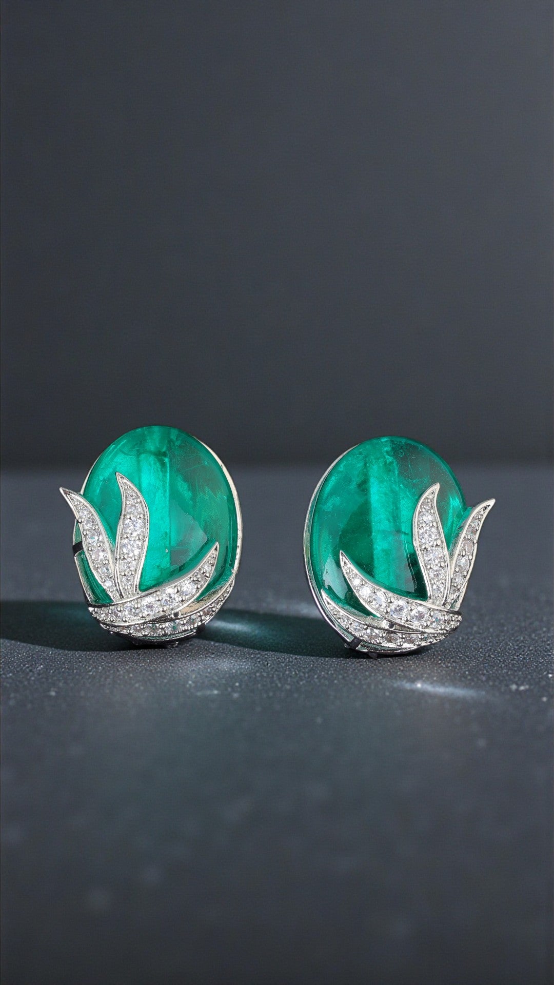 Emerald Accent Studs