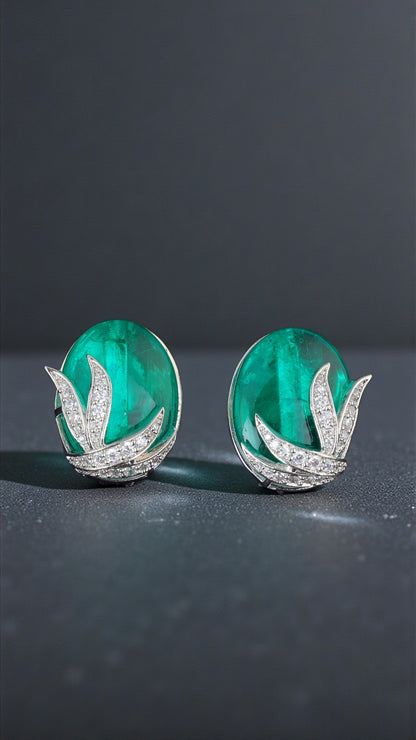 Emerald Accent Studs