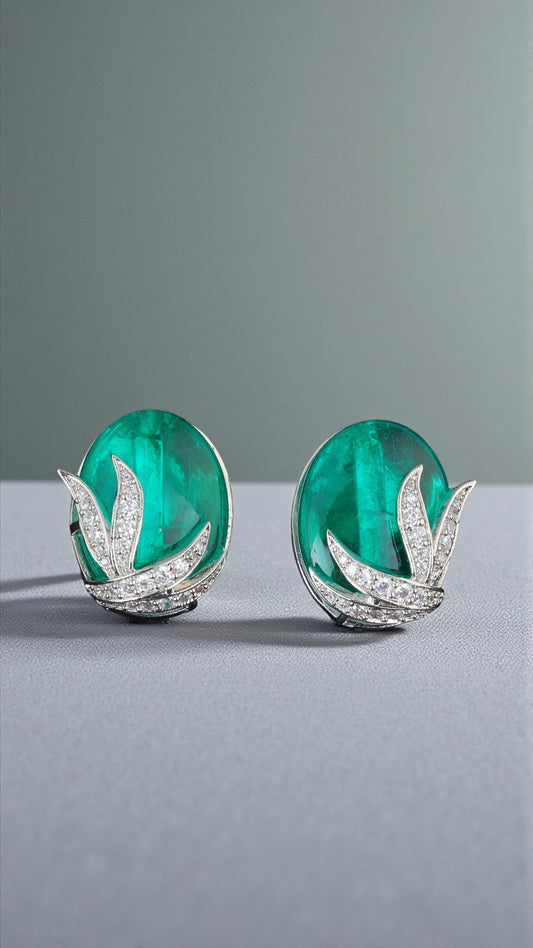 Emerald Accent Studs