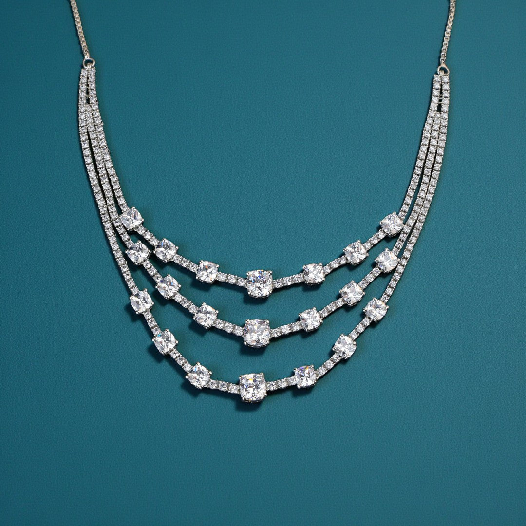Royal Triple Line Necklace