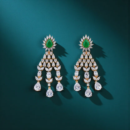 Royal Emerald Necklace Set