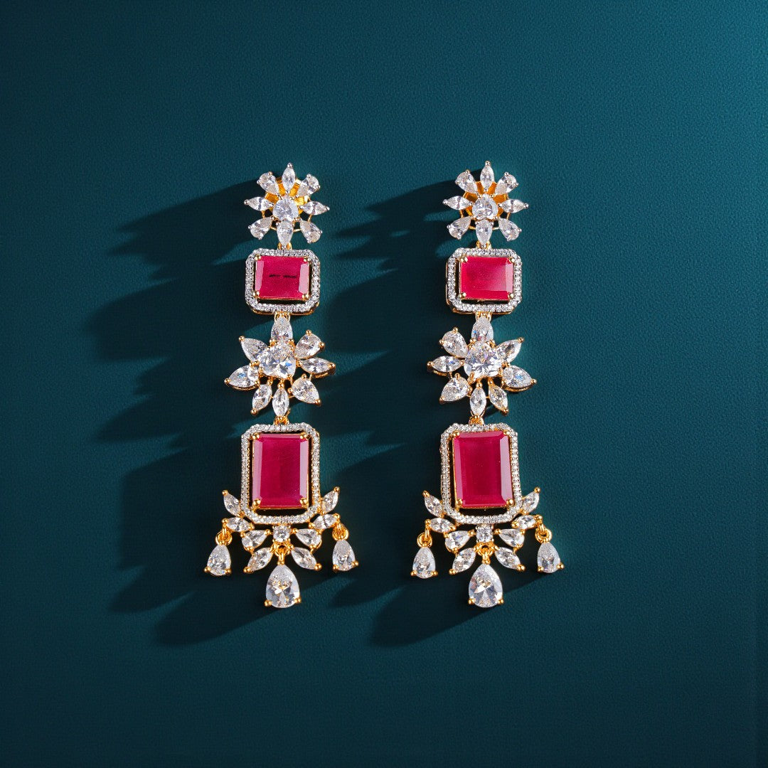 Ruby Majesty Necklace Set