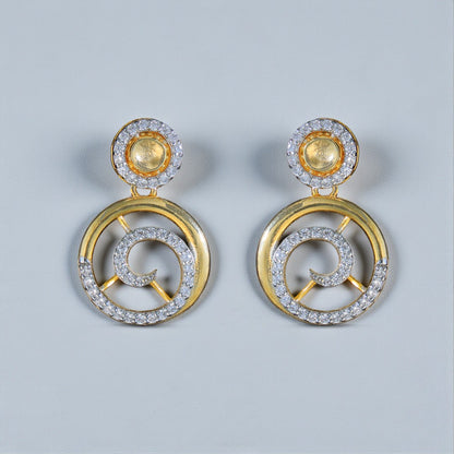 Pure Silver Spiral Earrings