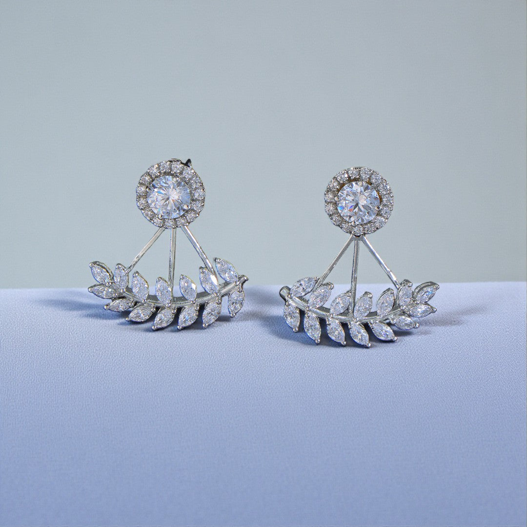 Pure Silver Celestial Earrings