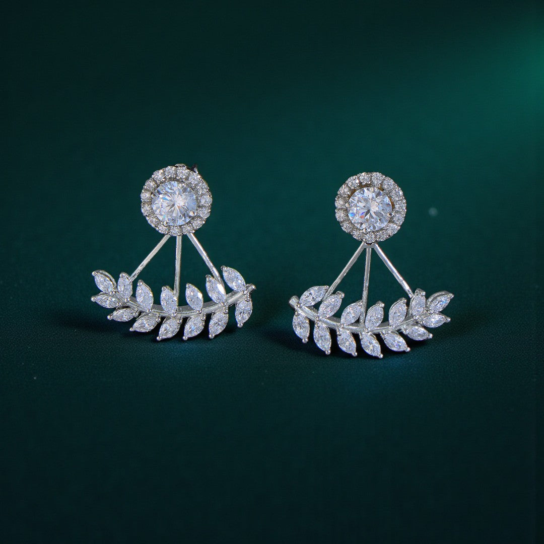 Pure Silver Celestial Earrings