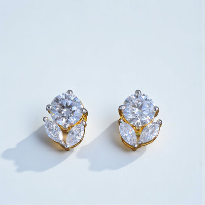 Pure SIlver Round Studs