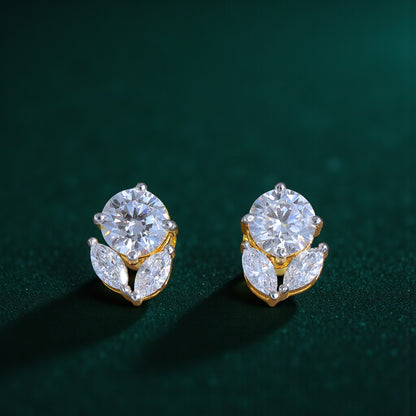 Pure SIlver Round Studs