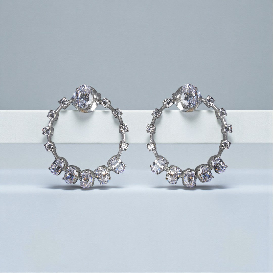 Pure Silver Classic Hoops
