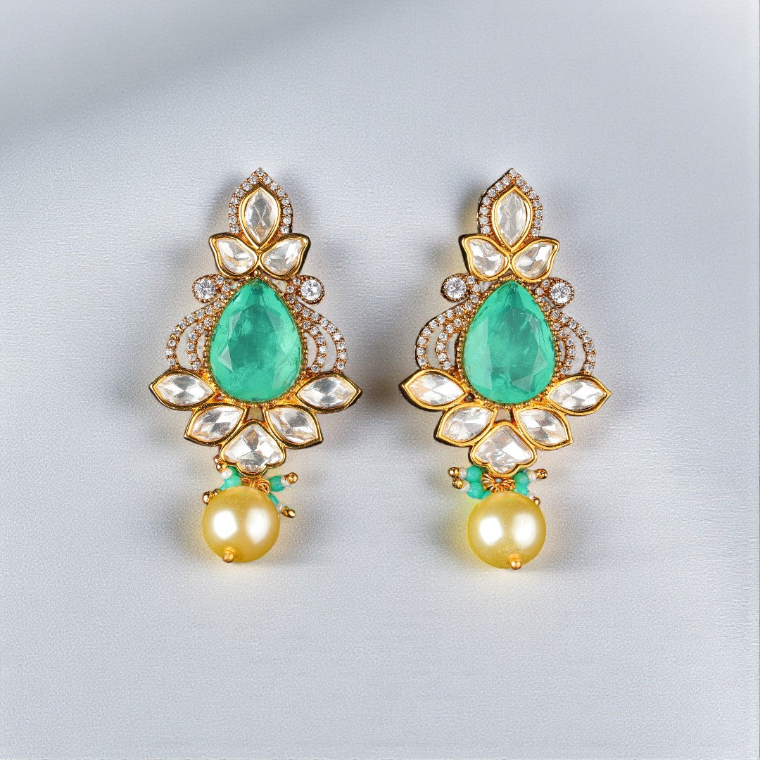 Emerald Dewdrop Earrings