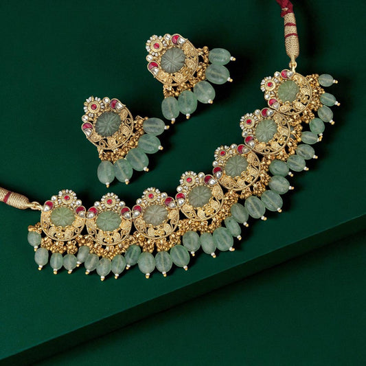 Jadau Necklace Set