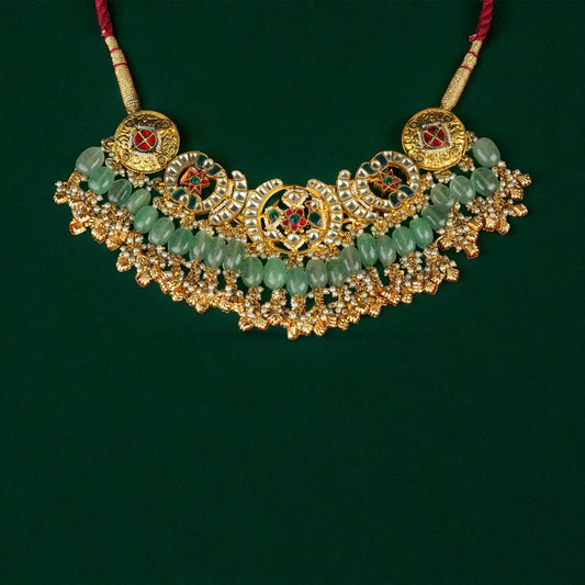 Blossom Kundan Necklace Set