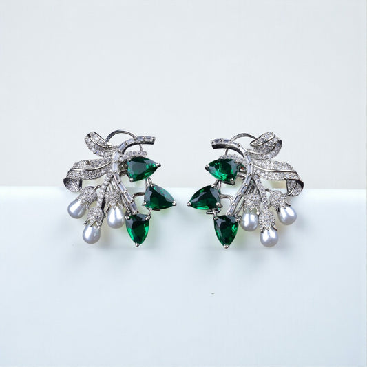 Emerald Bloom Earrings