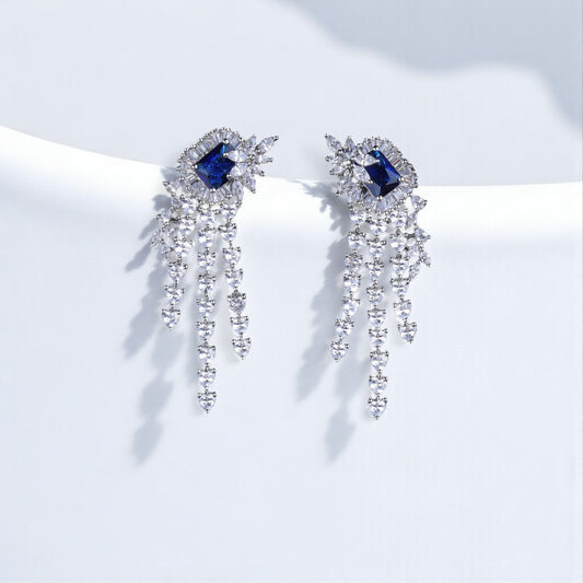 Azure Cascade Danglers