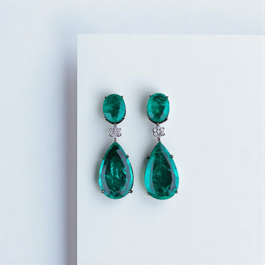 Bold Emerald Drops
