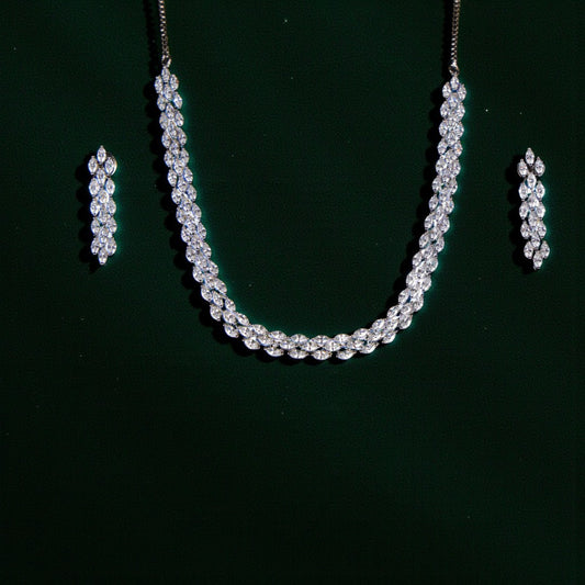 Green Drop Necklace Set