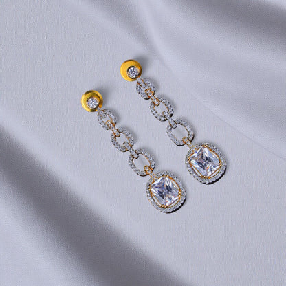 Silver Link Danglers