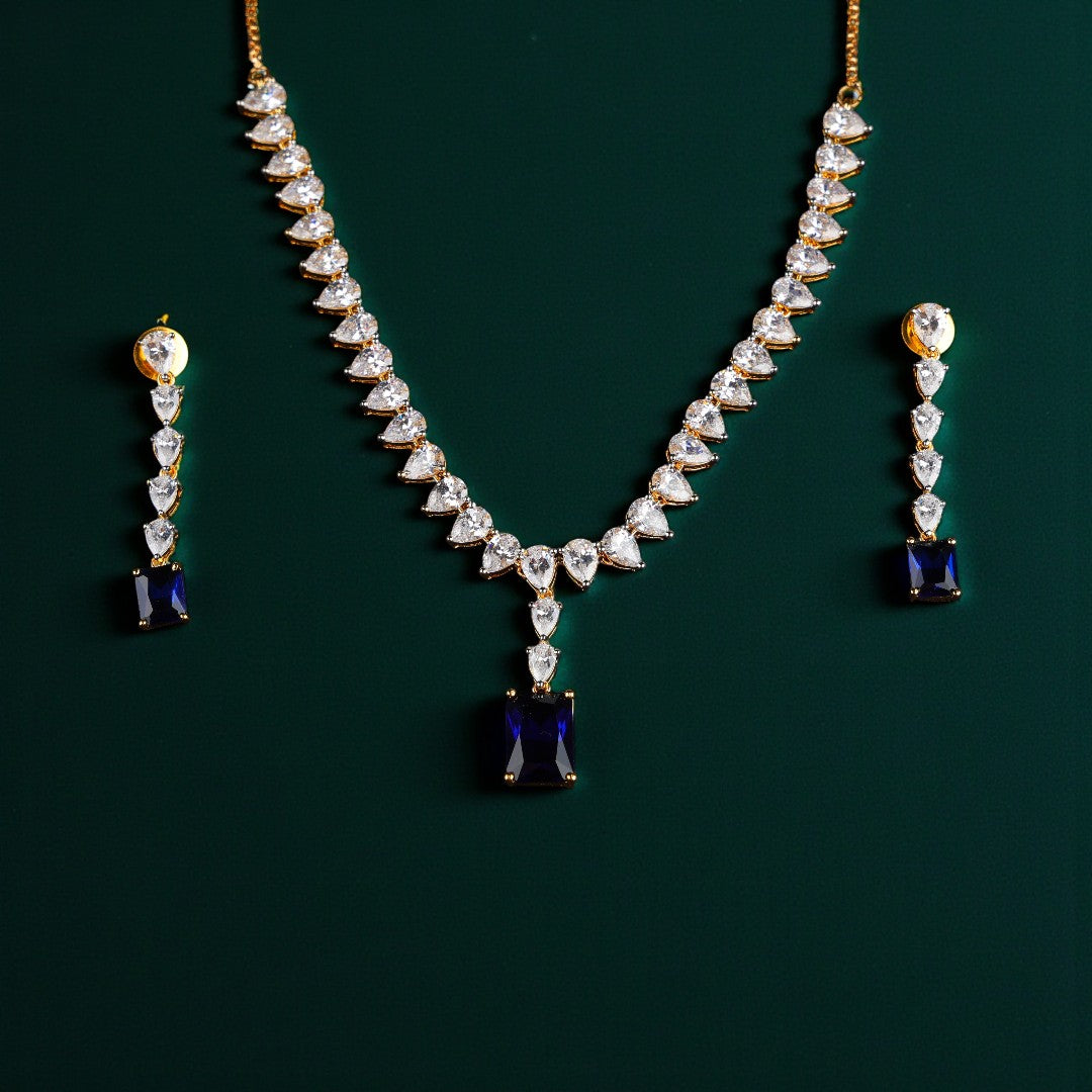 Azure Aura Necklace Set