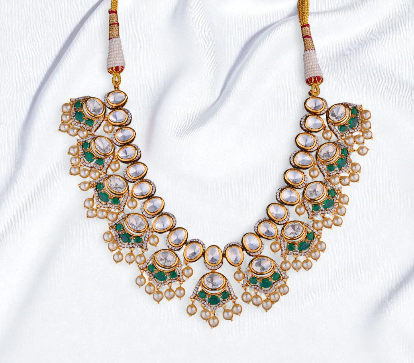 Elegant Kundan Necklace Set